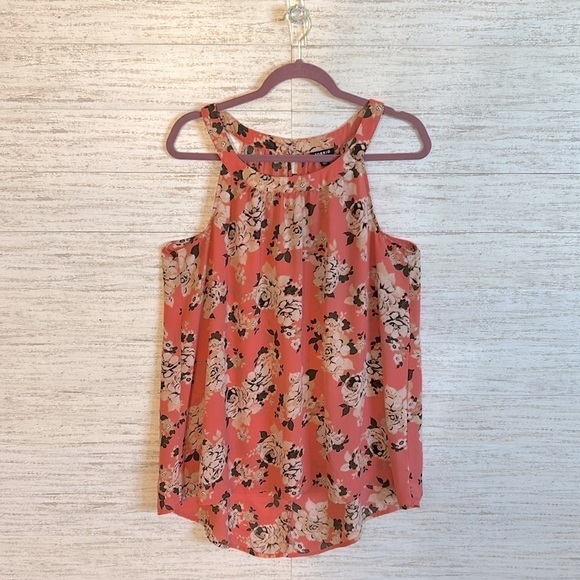 Torrid Floral Tunic Halter Top | SIZE 0 (12) L - Picture 1 of 7